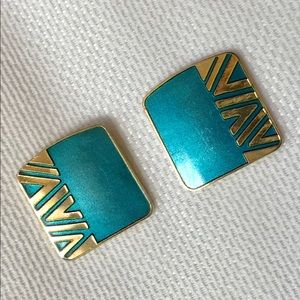 Vintage Laurel Burch Earrings - signed